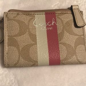 Coach keychain wallet